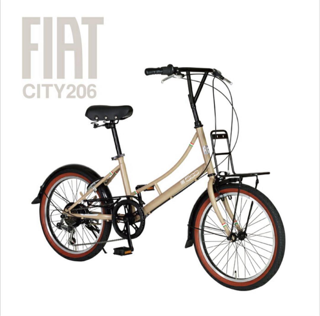 FIAT 206 フィアット　自転車 楽天市場】FIAT FDB206 20インチ フィアット 折りたたみ自転車 外装6段