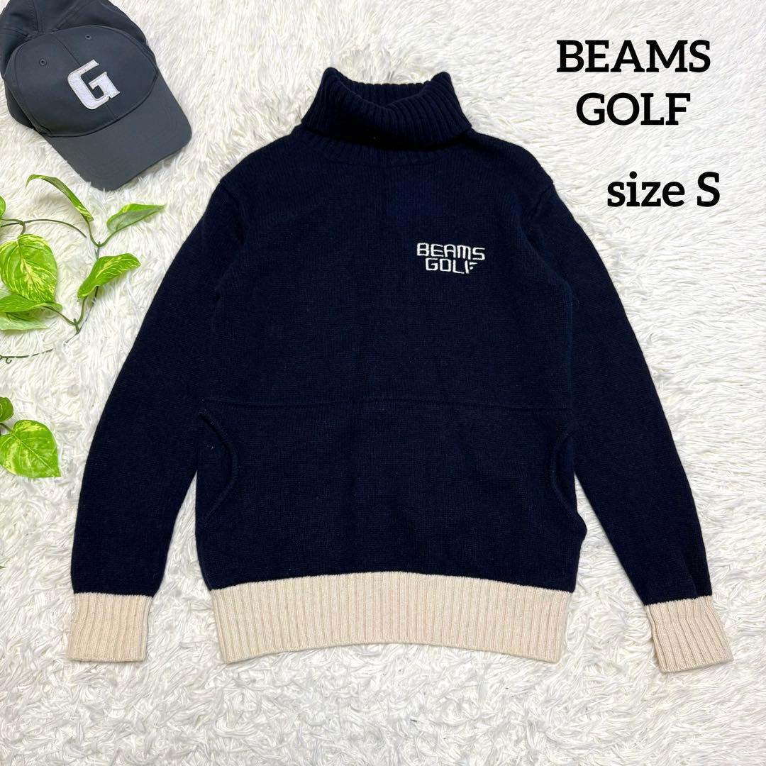ビームスゴルフ】美品 タートルネック ネイビー Sサイズ メンズ - メルカリ