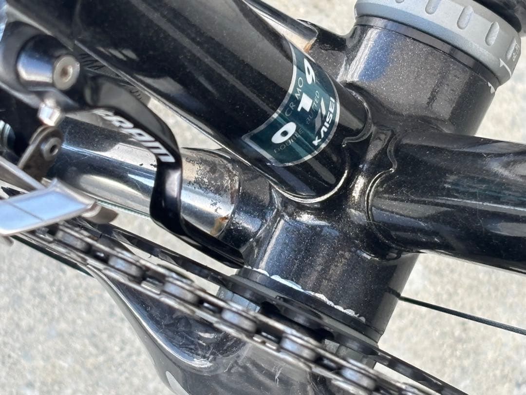 クロモリ スチールロードバイク 700c 7.6キロ - メルカリ