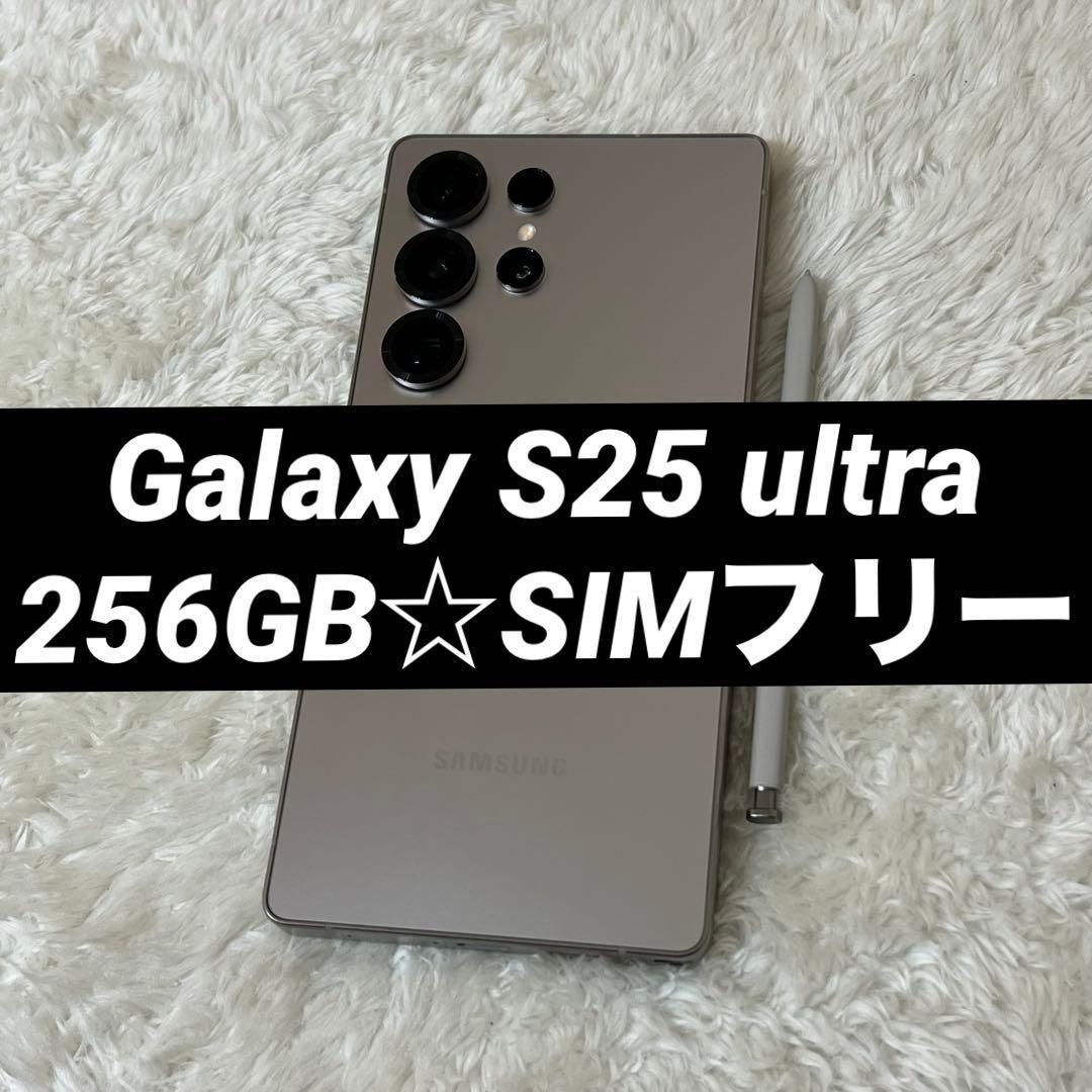 ★ Galaxy S25 ultra 256GB チタニウムグレー a11 サムスン Galaxy S25 Ultra 256GB SIMフリー [チタニウム グレー] 価格