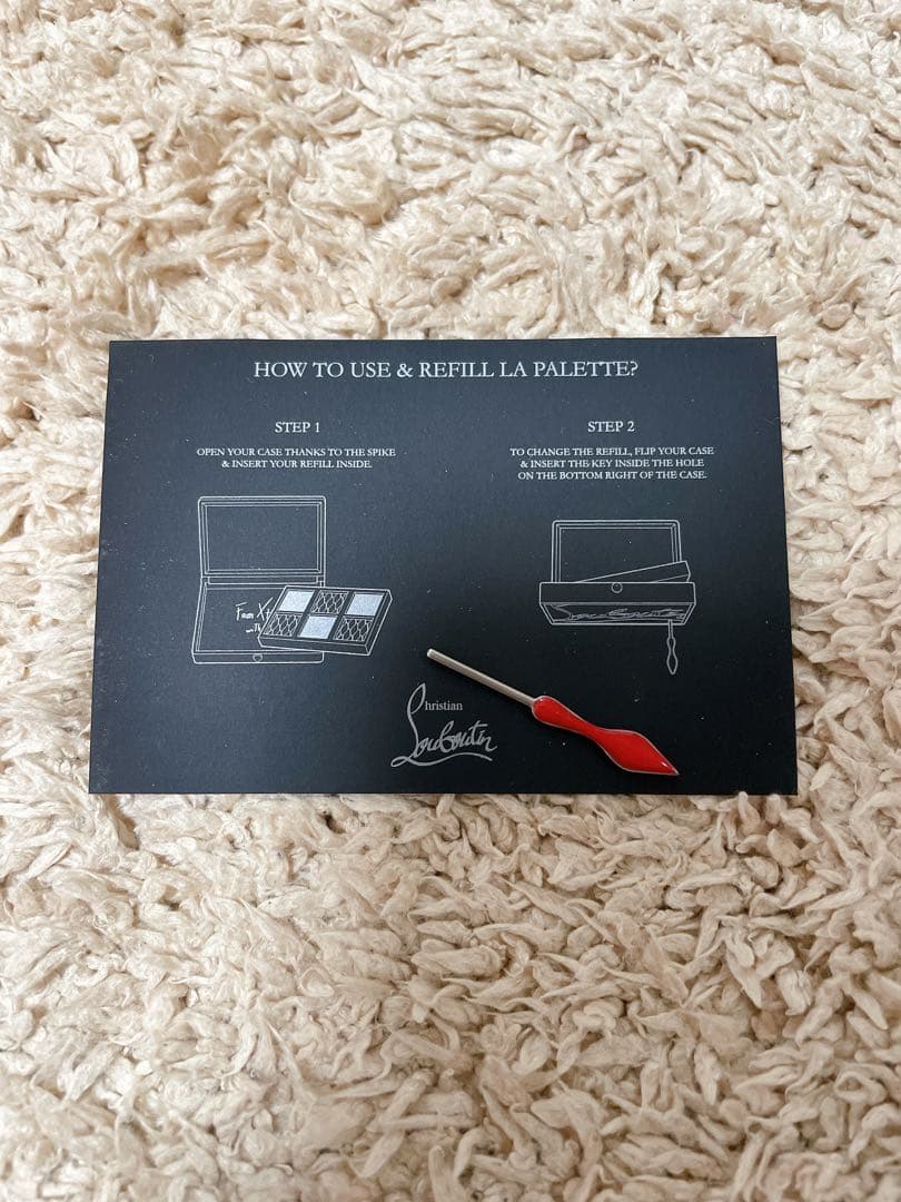 未使用】クリスチャンルブタン ラパレット ケース チーク フェイス