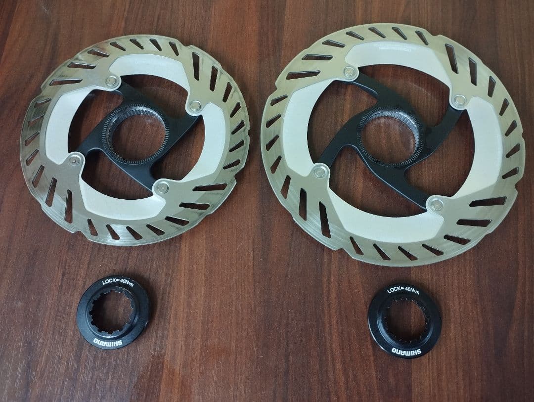 シマノRTCL800 ディスクローター セット 160mm 140mm 試走のみ - メルカリ