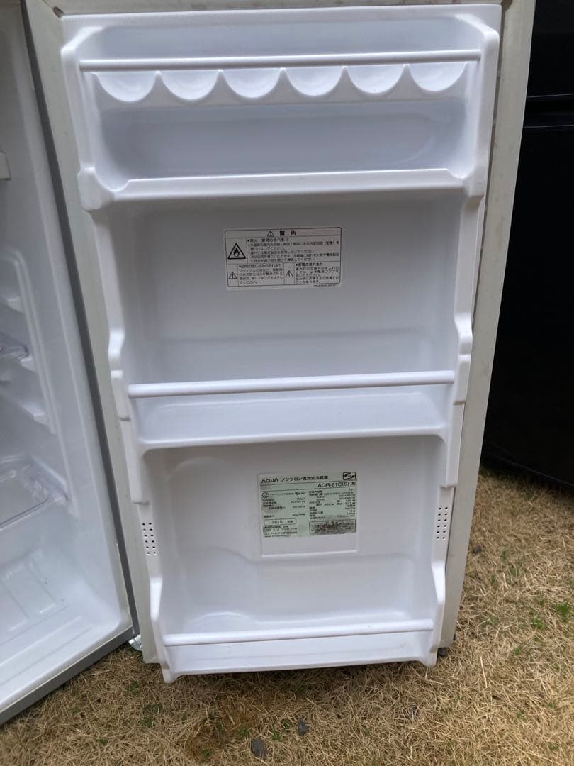 AQUA 冷蔵庫 ワンドア 小型 AQR-81C - メルカリ