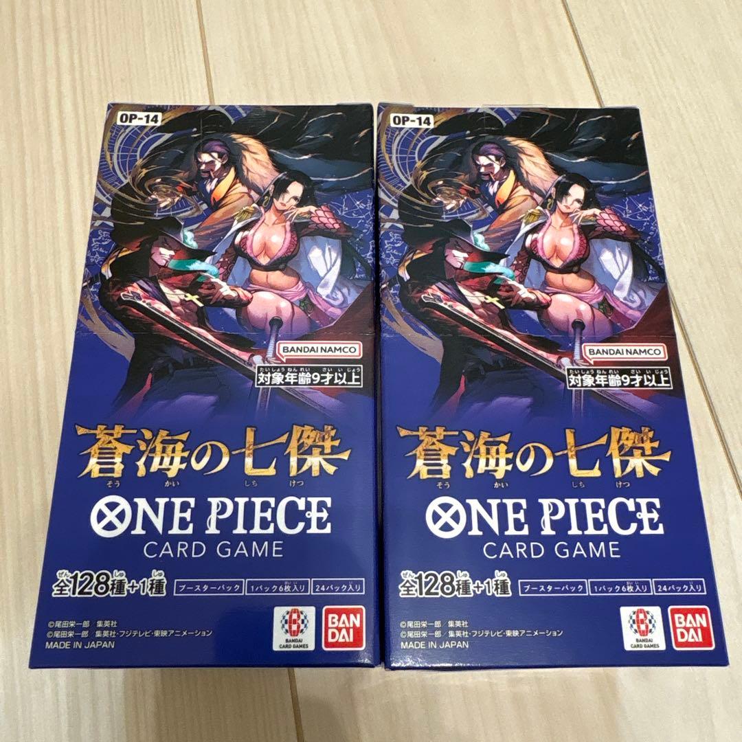 ワンピースカードゲーム 蒼海の七傑 2BOX - メルカリ