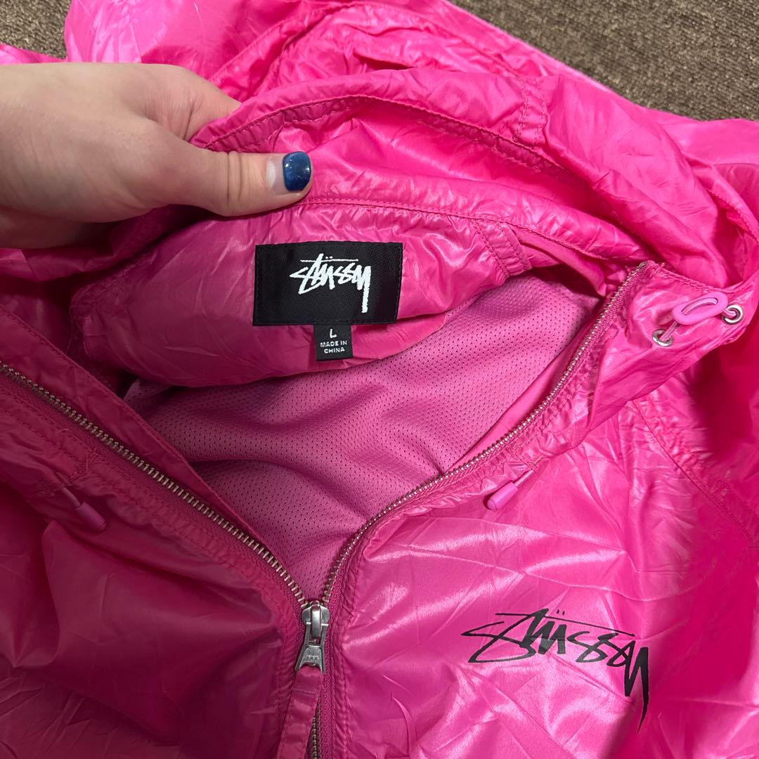 Stussy Beach Shell Wrinkled Nylon Pink - メルカリ