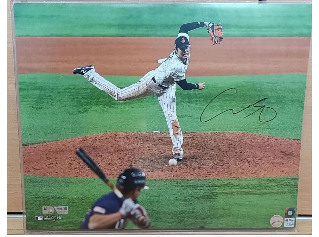 証明あり】大谷翔平／直筆サイン／WBC2023／優勝の瞬間 - メルカリ