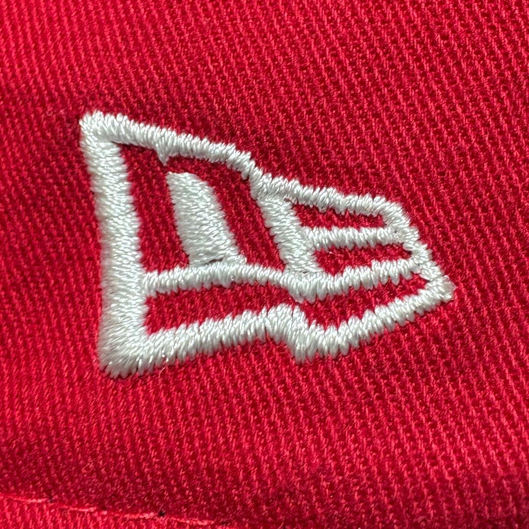 美品】ニューエラ × 大阪近鉄バッファローズ 猛牛スモールロゴ レッド