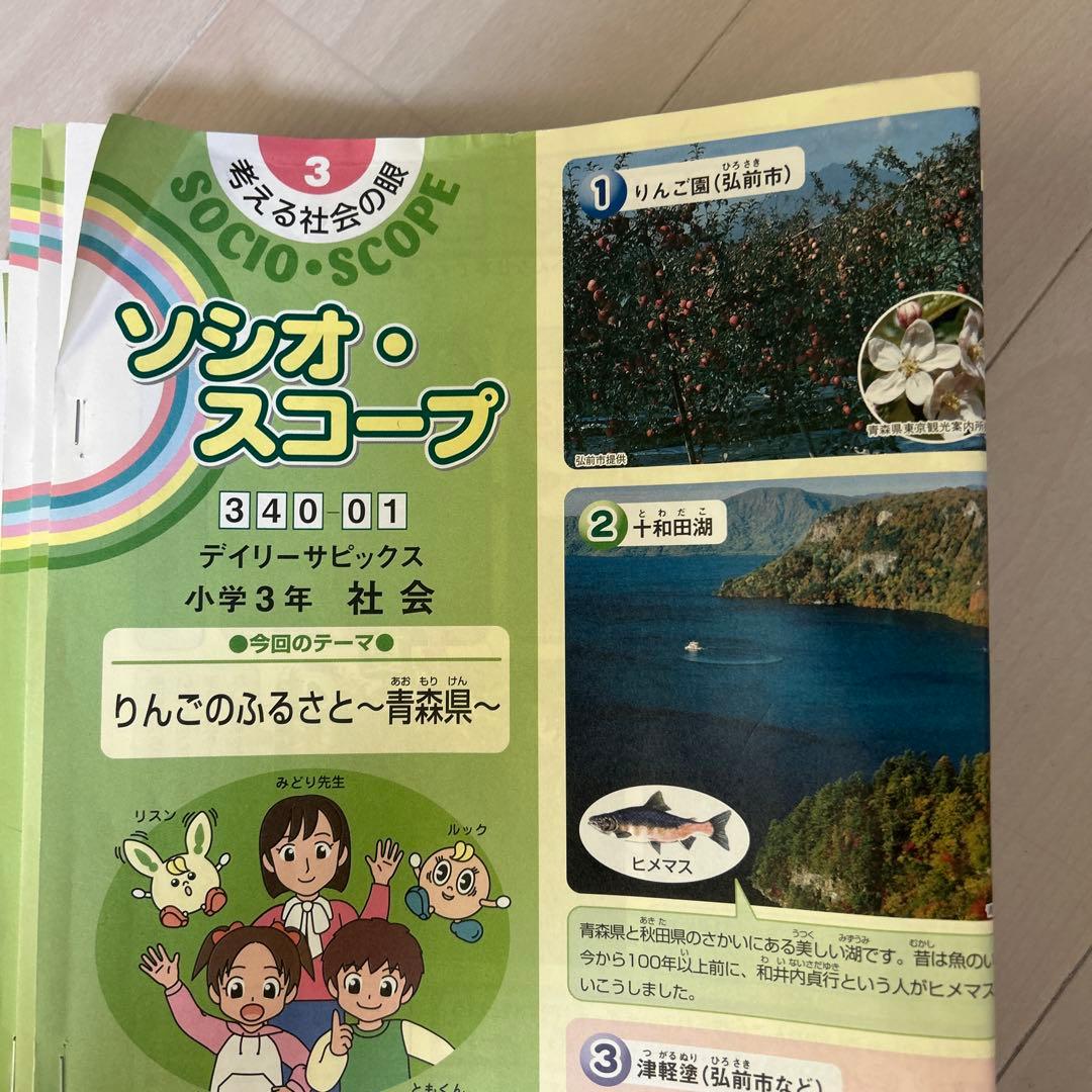 サピックス 小学3年 社会 ソシオ・スコープ 34001-16 他 前22冊 - メルカリ
