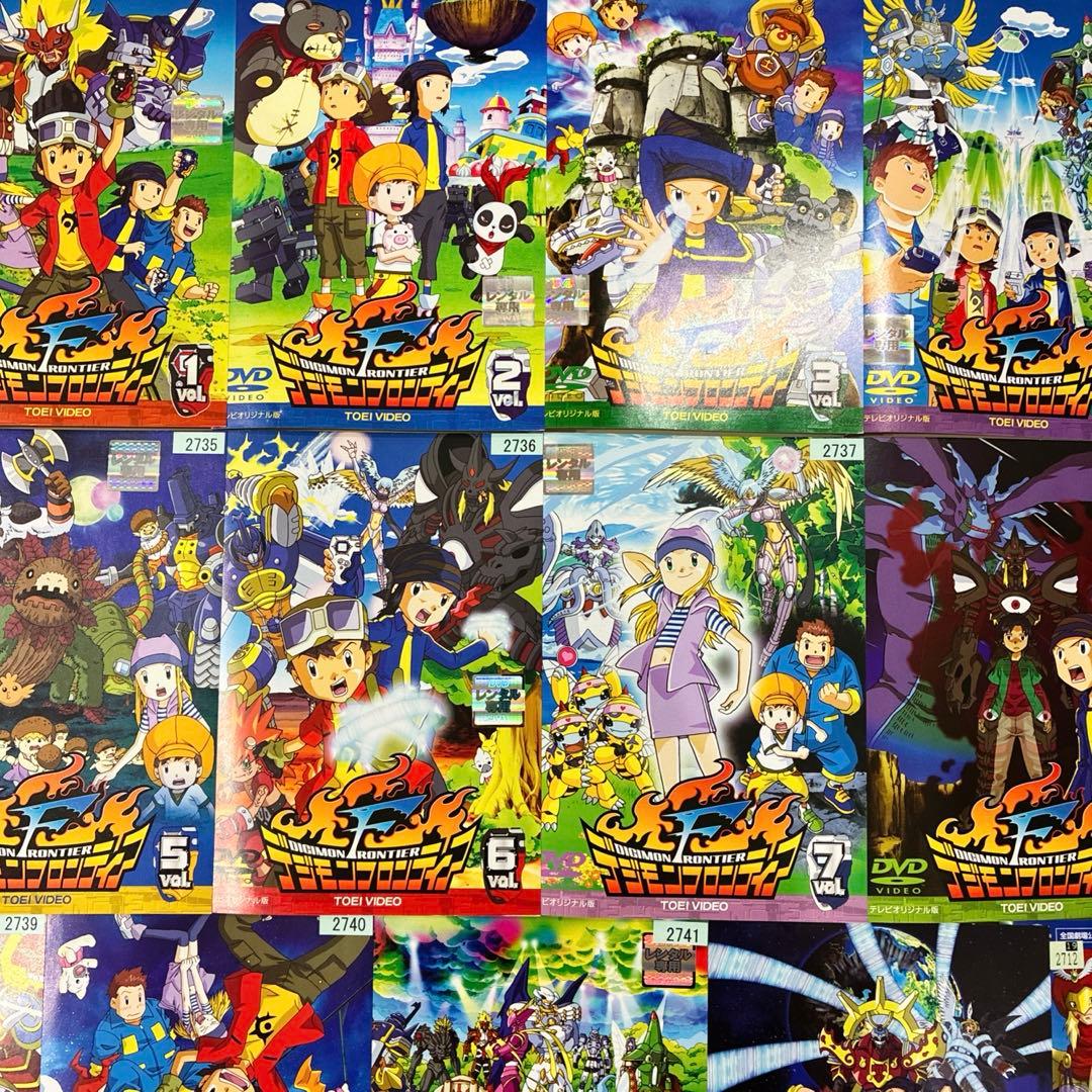 デジモンフロンティア 本編＋劇場版 全13巻セット DVD アニメ 匿名配送