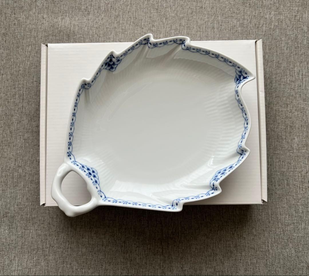 美品♦︎ロイヤルコペンハーゲン♦︎プリンセス♦︎リーフディッシュ