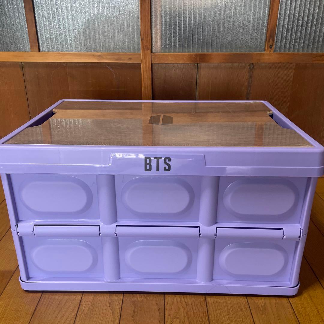 BTS 収納 コンテナボックス 折りたたみ可能 - メルカリ