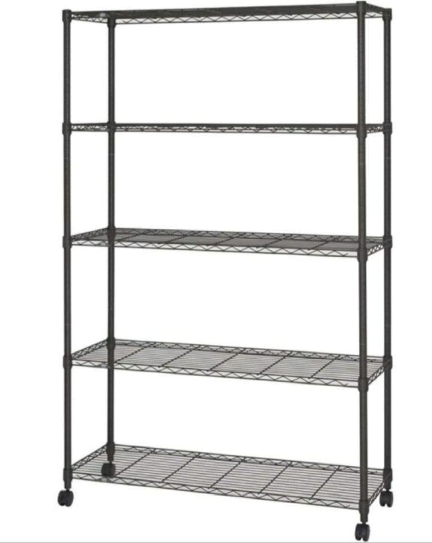 ハンマートーン塗装5段110W高さ178.5cmメタルラック - メルカリ