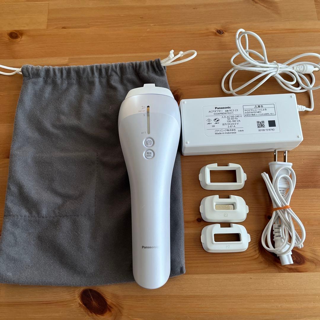 Panasonic 光エステ 脱毛器 ESWP80W7657 RC2-23panasonic 脱毛器 RC2