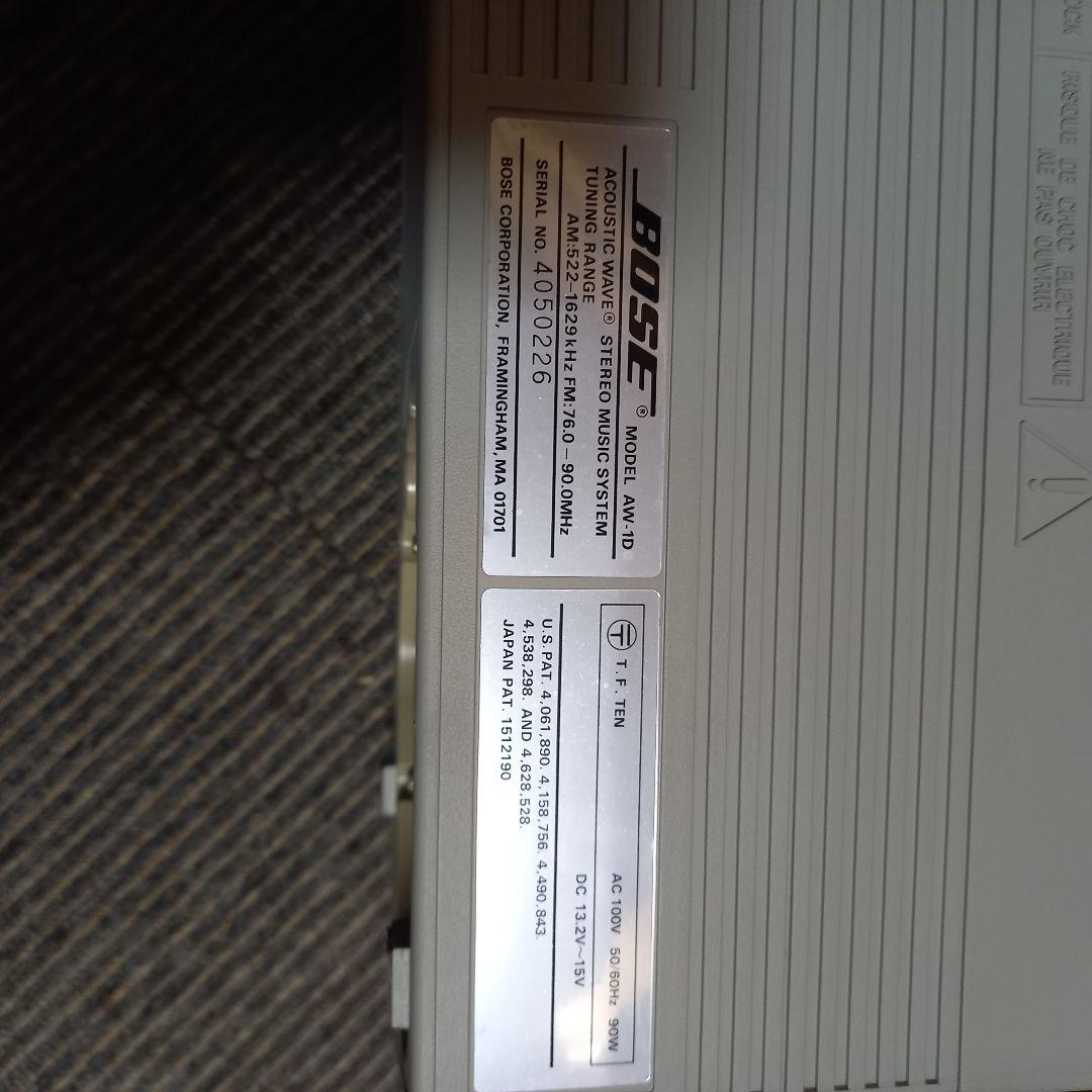 BOSE AW-1D(A)(完動品 動作好調) 保護カバーサービス - メルカリ