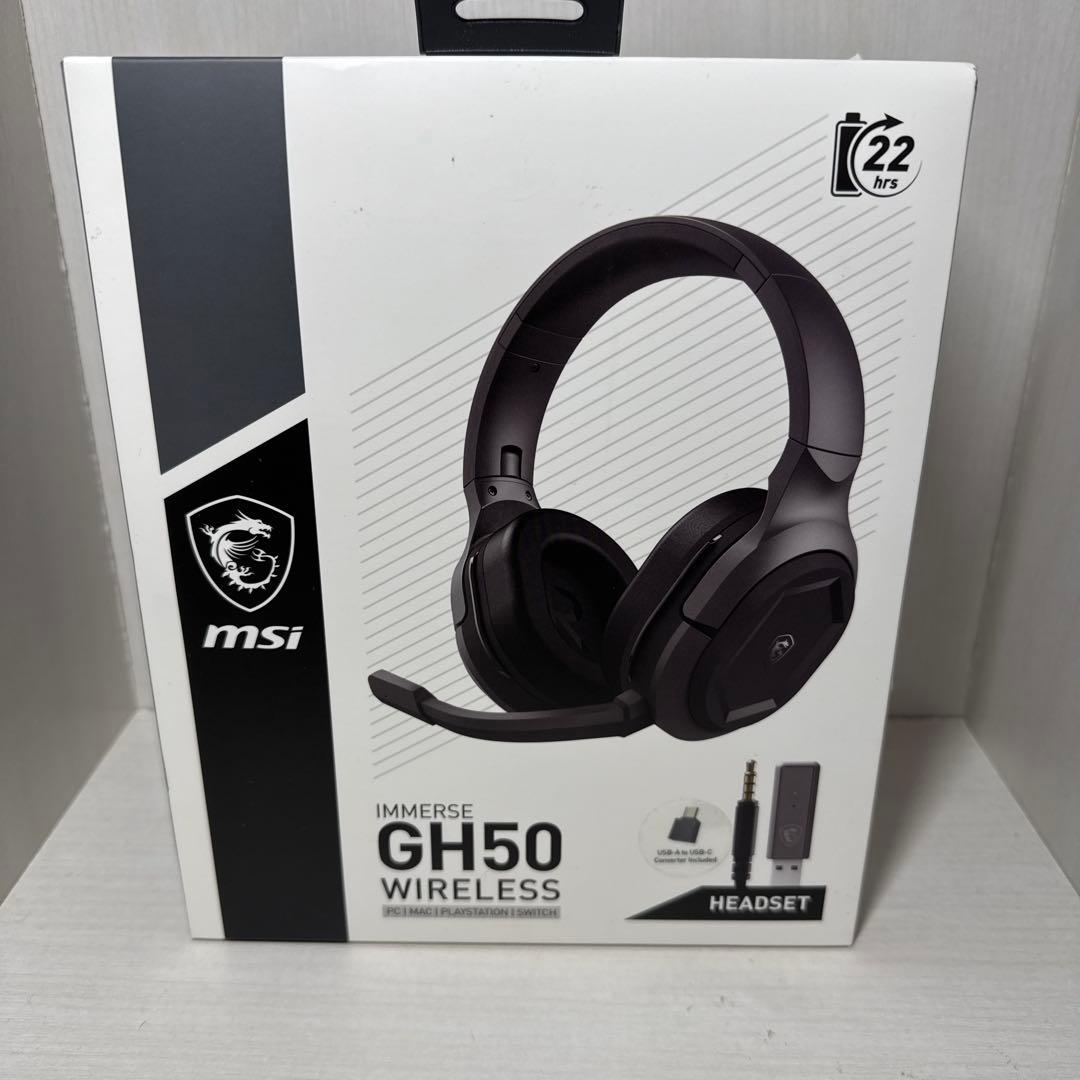【新品未開封】MSI Immerse GH50 WIRELESS IMMERSE GH50 WIRELESS