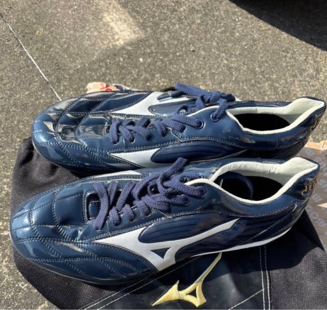 プロ支給品 侍ジャパン WBC Mizuno スパイク ネイビー 日本代表 - メルカリ