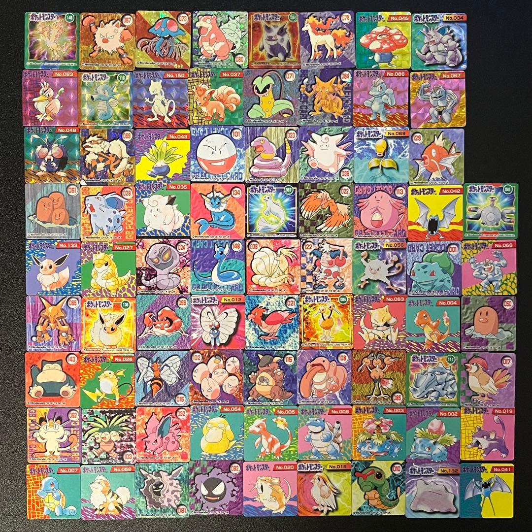 ポケモン 初期 ブロスカード レトロ ポケモンミニカード 78枚 - メルカリ