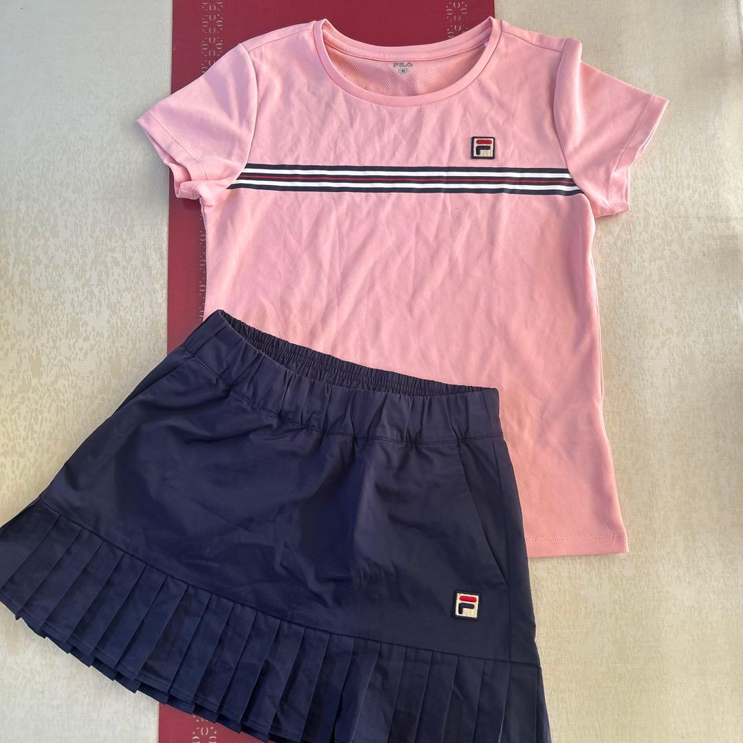美品】 FILA テニスウェア セット - メルカリ