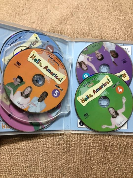 2016年版ディズニー英語のCDとDVD、未使用に近いうち、値下げ値下げまし