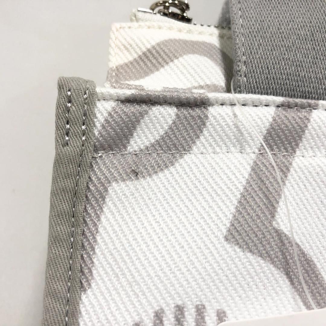 ○☆訳有り新品未使用 PEARLY GATES モヤモヤ柄 カートバッグ 白