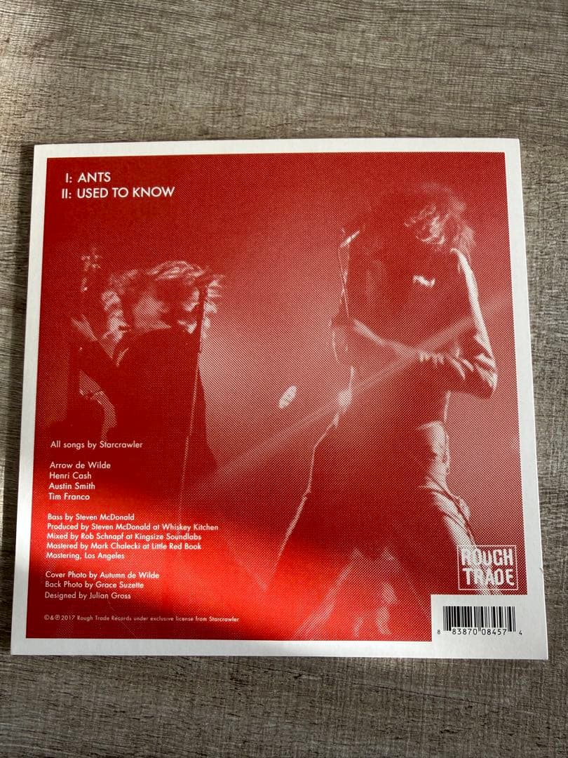 Special STARCRAWLER ANTS 7 限定Red/White Splatter CD・DVD