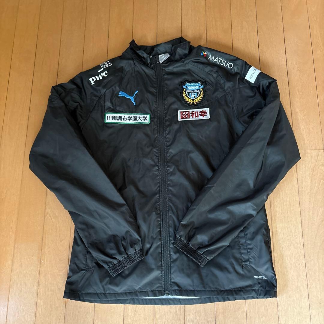 川崎フロンターレ Puma ウィンドブレーカー Lサイズ ブラック 2024