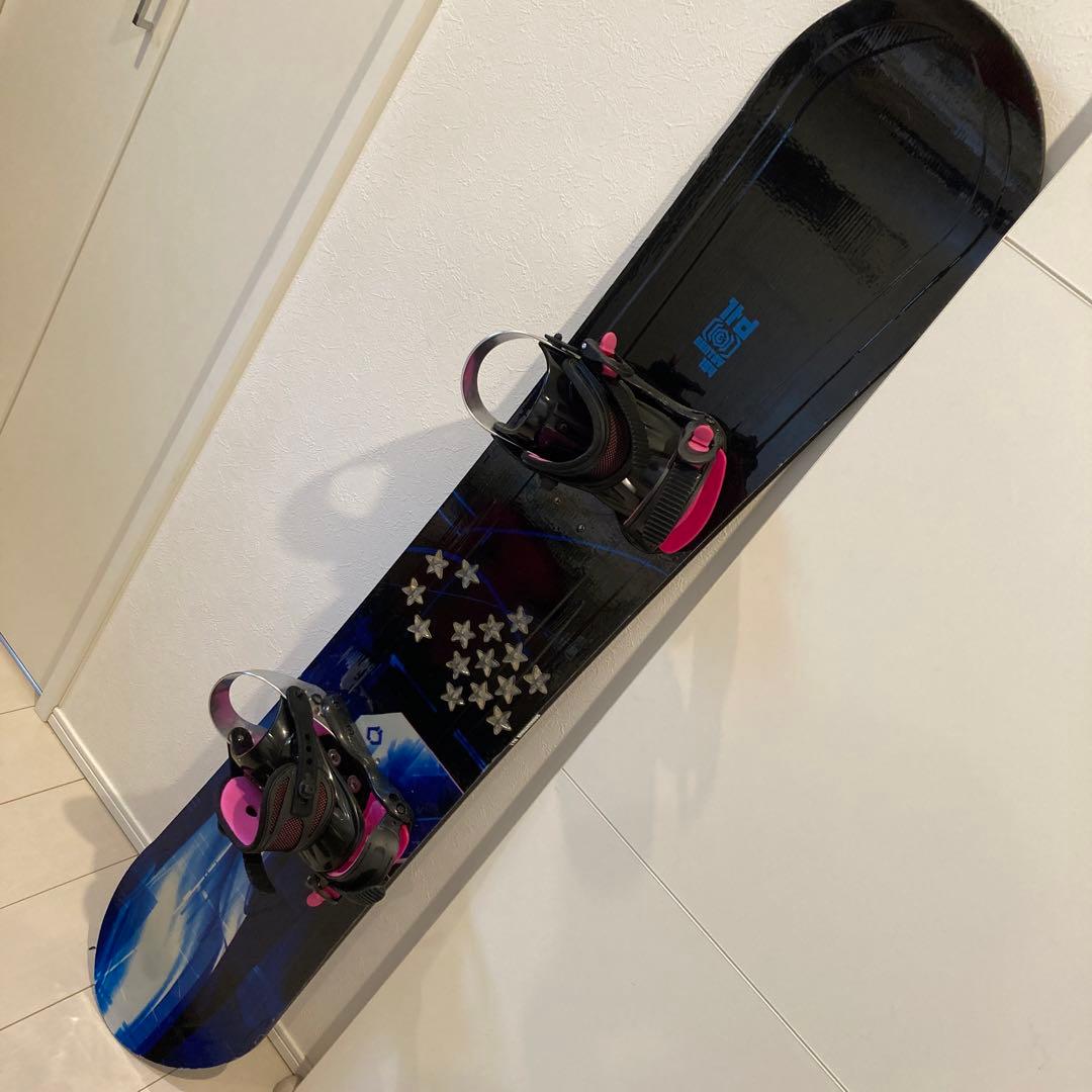 スノーボード 星柄デザイン バインディング付き 長さ154cm カバー付き 楽天市場】ビジョンピークス(VISIONPEAKS) スノーボード 3点セット