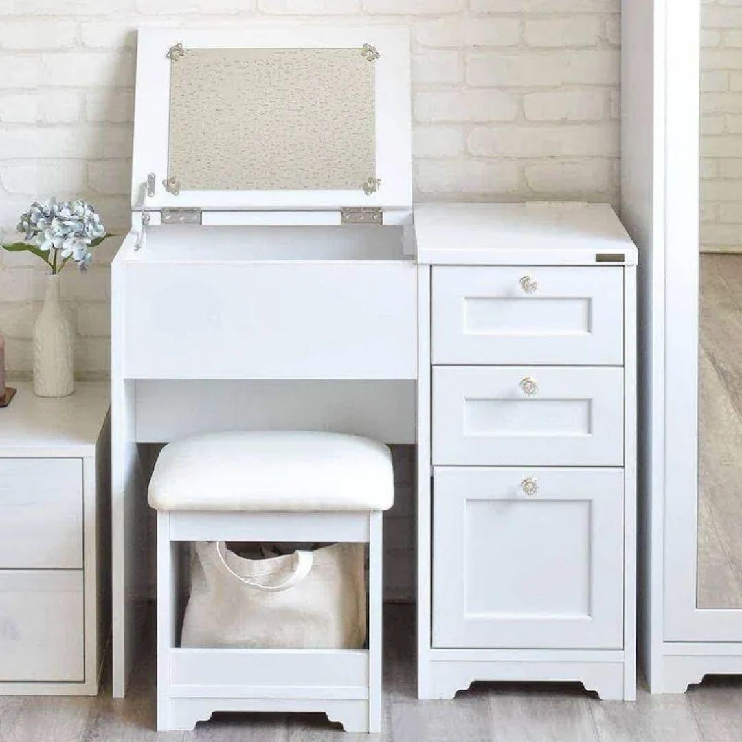 ニトリ デスクドレッサーフローリオ7080D ※スツール別売り - メルカリ