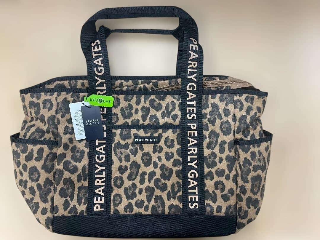 未使用品】PEARLY GATES ヒョウ柄ゴルフバッグ - メルカリ
