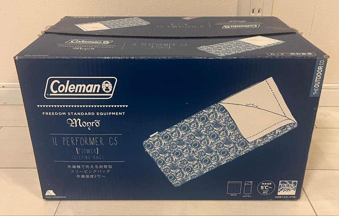インディゴレーベル 寝袋 コールマン シェラフ - メルカリ