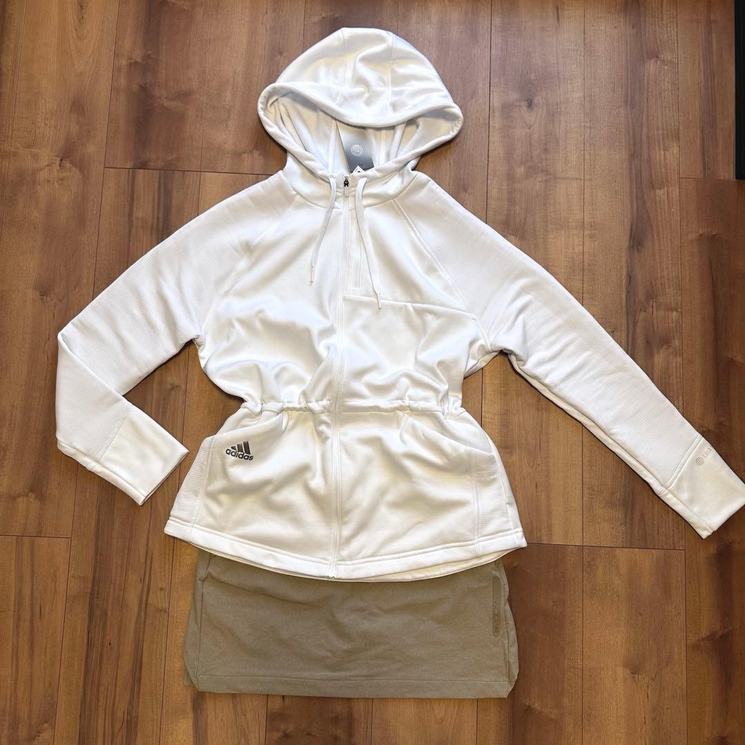 裏起毛パーカー　ウエストシェイプ　ストレッチスカート　セットアップ　春秋冬　L REAL STYLE セットアップ レディース 秋 冬 春 裏起毛 スウェット