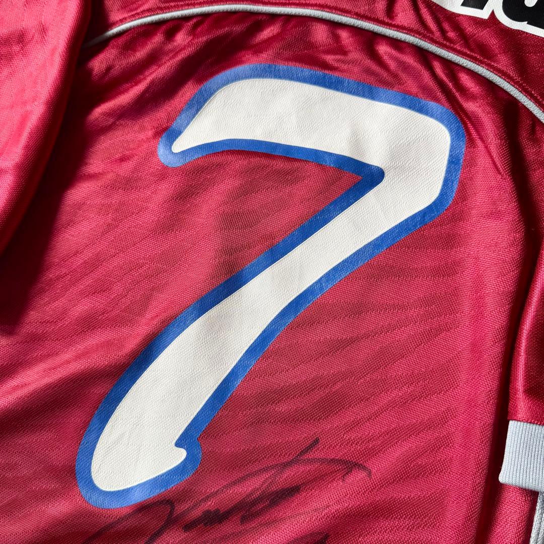 直筆サイン入り】相馬直樹 ＃7 鹿島アントラーズ 98／99（H