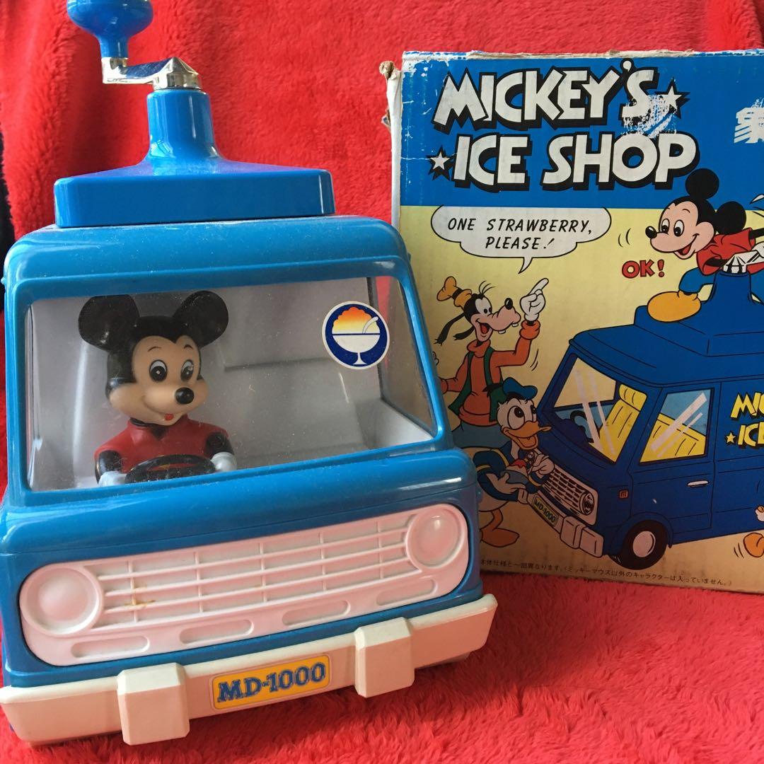 ミッキー 車 かき氷 アイス 昭和レトロ - メルカリ