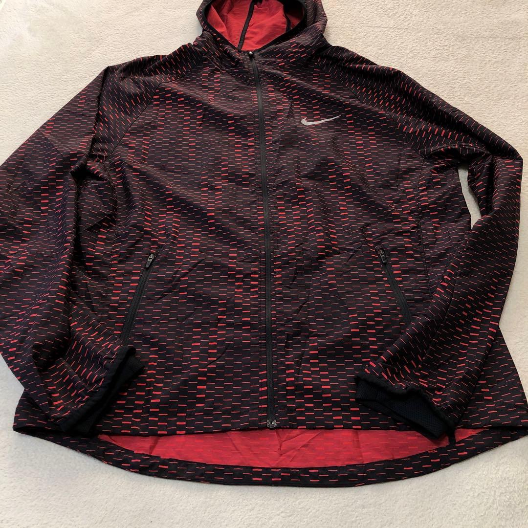 美品 NIKE レーサーフューズジャケット ウインドブレーカー レッド XL