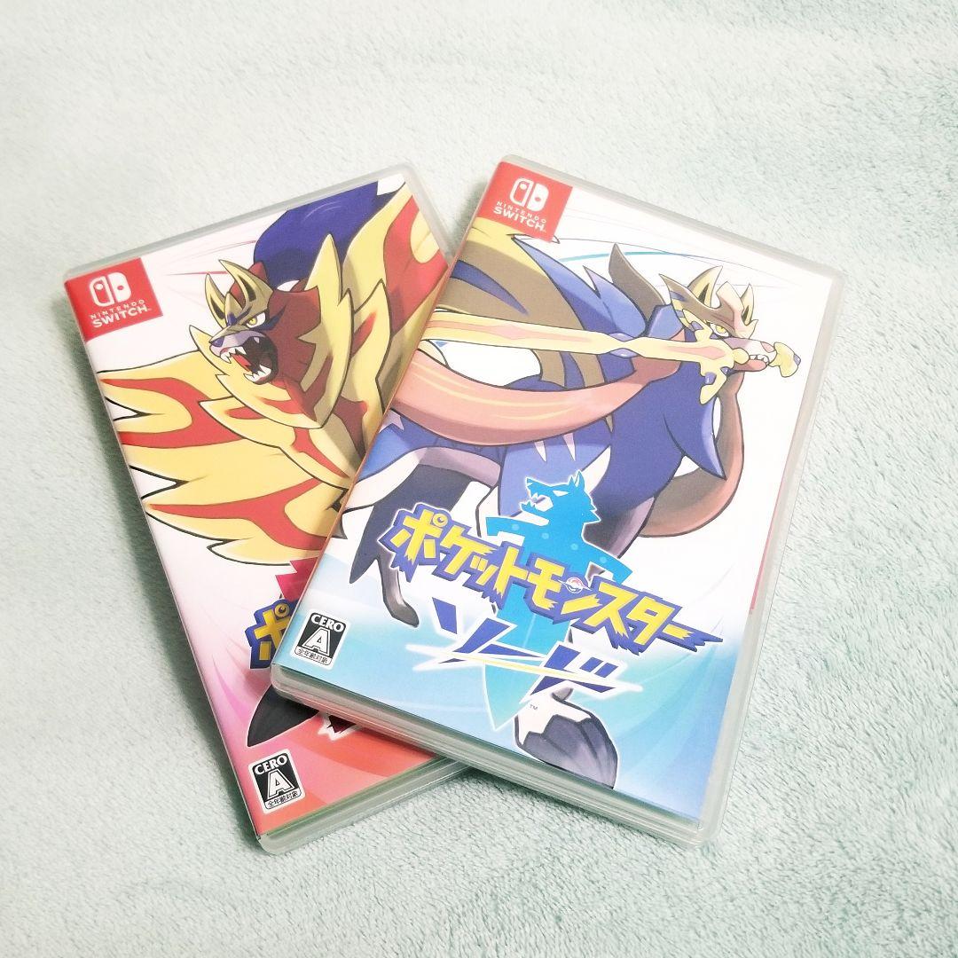 Switch】ポケットモンスター ソード・シールド【ケースのみ】 - メルカリ
