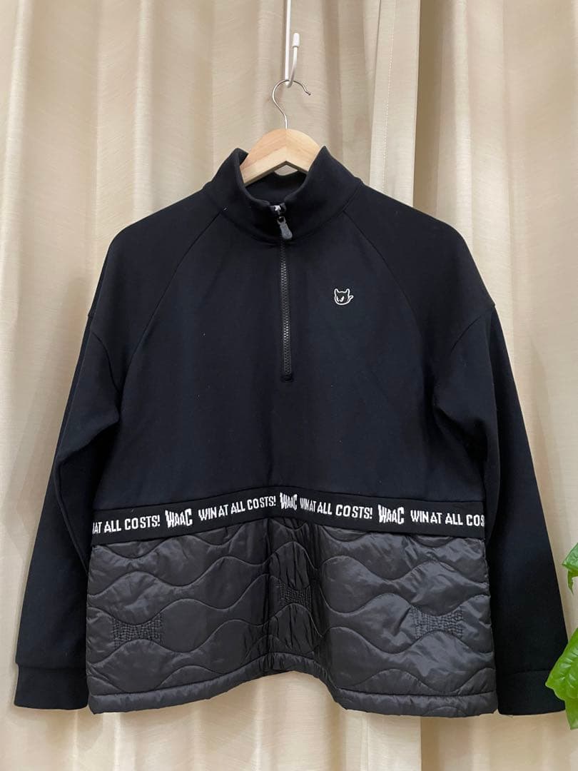 WAAC.:*♡ ハイブリッドセミジップアップトレーナー♡L