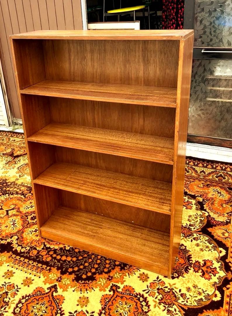 木製 ラック 本棚 昭和レトロ 棚 インテリア アンティーク 当時物 古
