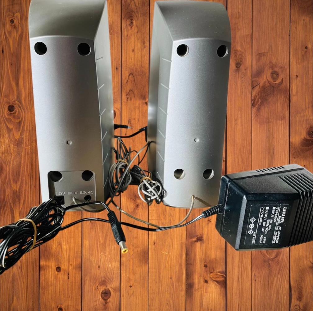 動作確認済】aiwa アクティブスピーカー SC-M48 - メルカリ