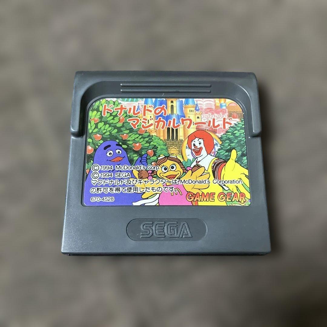 ゲームギア ドナルドのマジカルワールド GAME GEAR - メルカリ