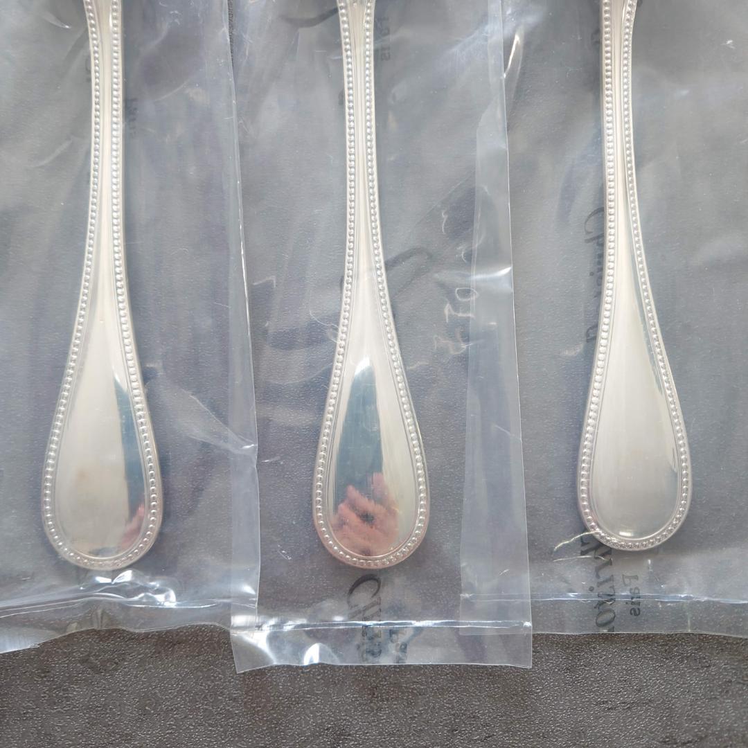 クリストフル パール 未開封 コンソメスプーン 6点 - メルカリ