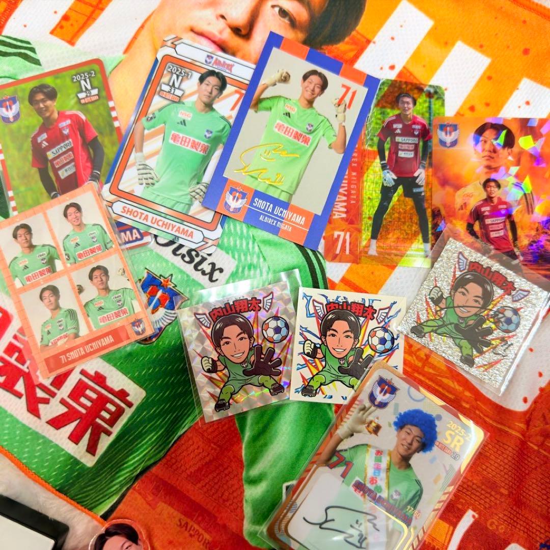 アルビレックス新潟 内山翔太 選手 グッズ セット 2025シーズン - メルカリ