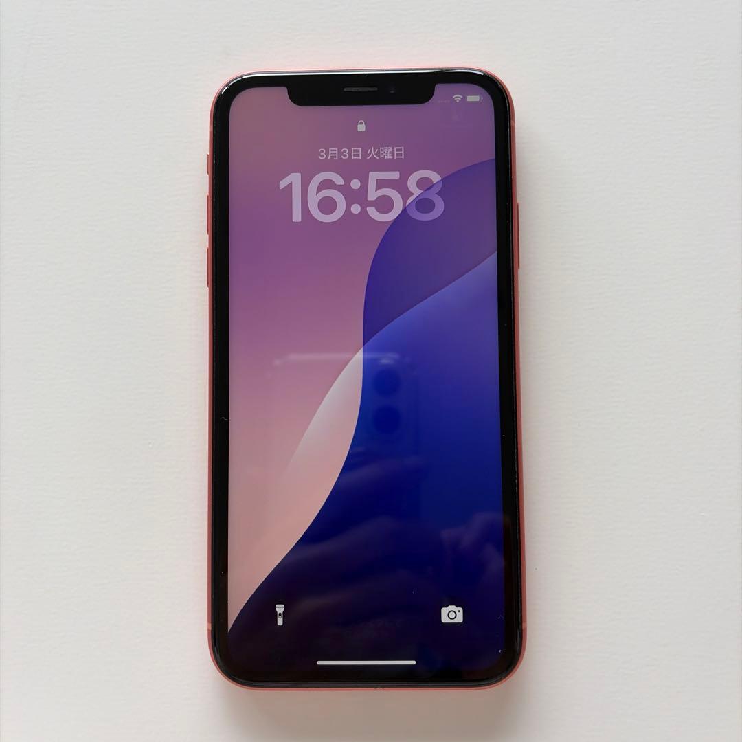 美品】Apple iPhone XR コーラル 64GB simロック解除済み - メルカリ