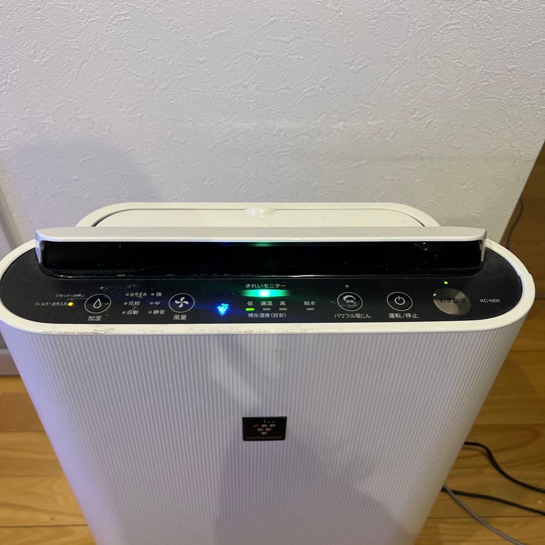 SHARP 加湿空気清浄機 KC-N50-W 2023年モデル - メルカリ