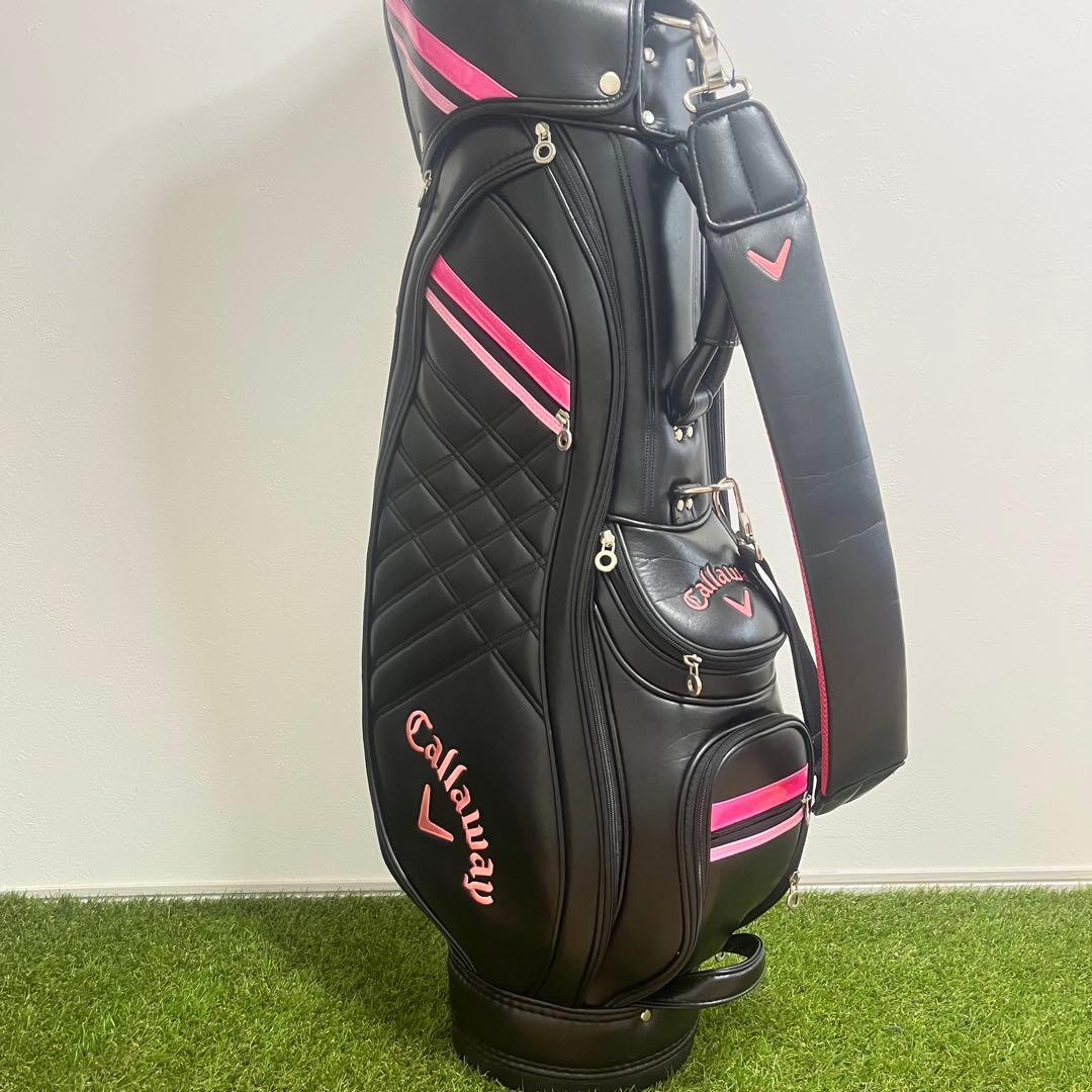 Callaway キャロウェイ ゴルフ キャディバッグ ピンク ブラック