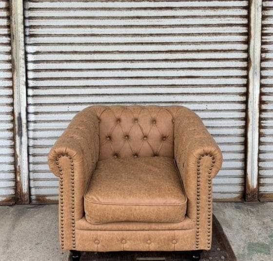 ☆送料無料☆ VINCENT / チェスターフィールド / 1Pソファ Vincent(ヴィンセント)シリーズ 1人掛け チェスターフィールド クラブ