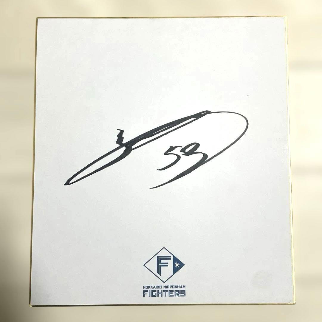 水谷瞬 北海道日本ハムファイターズ 直筆サイン 沖縄キャンプ 侍