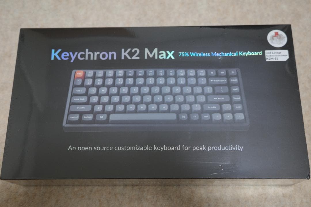 Keychron K2 Max 英語US配列 赤軸 RGB 未開封新品 - メルカリ