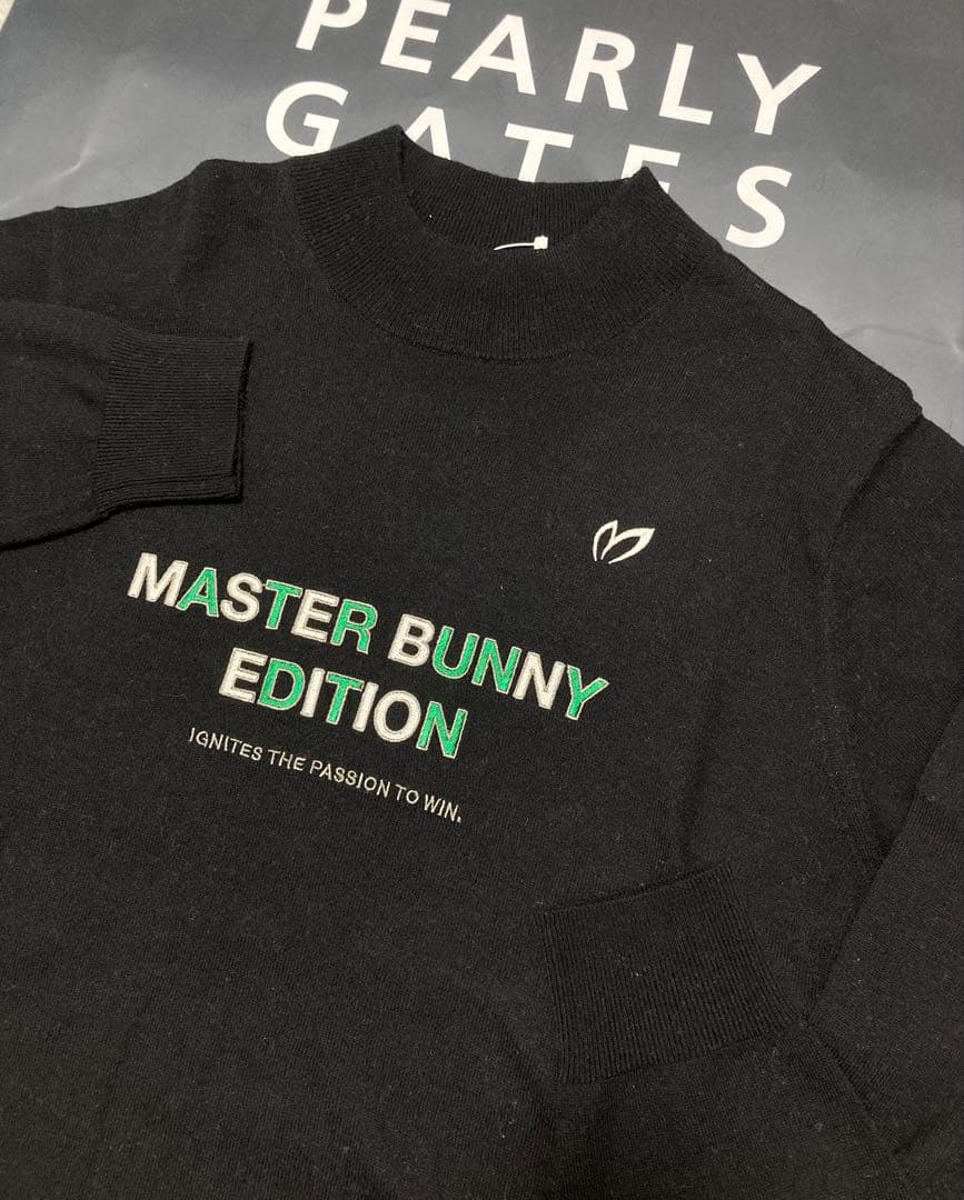 新品 パーリーゲイツ マスターバニー カシミヤ混 タートルネックニット(5)L黒 楽天市場】マスターバニー セーターの通販