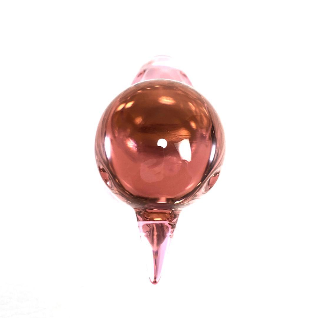 美品】バカラ／ファウナクリストポリス バード ピンク／BC261 - メルカリ