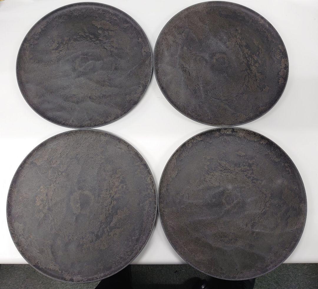 エイラス 中皿ウェーブ杉皮ブラック 4枚 - メルカリ